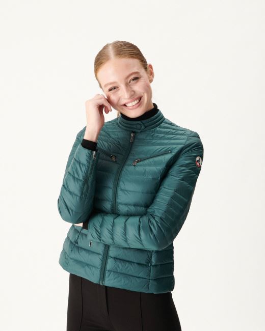Lightweight Down Jacket Vert Fonce Nina Jott