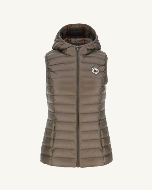 Jott Light Sleeveless Down Jacket Taupe Mali