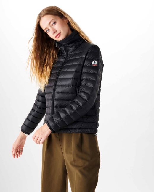 Lightweight Down Jacket Noir Louisa Jott