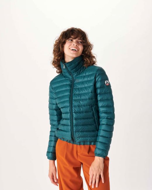 Lightweight Down Jacket Vert Fonce Louisa Jott