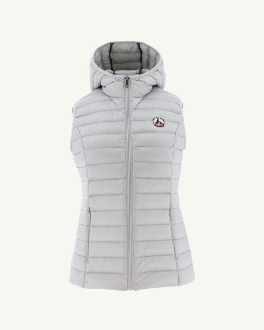 Jott Light Sleeveless Down Jacket Soft Grey Mali