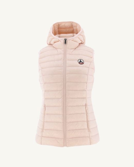 Jott Light Sleeveless Down Jacket Soft Pink Mali