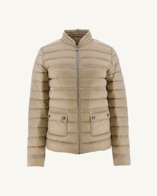 Jott Beige Andorra Short Lightweight Jacket