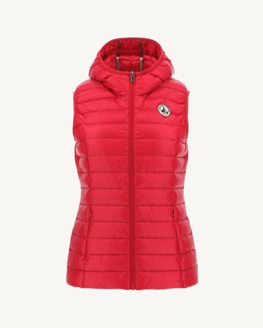Jott Light Sleeveless Down Jacket Rouge Mali