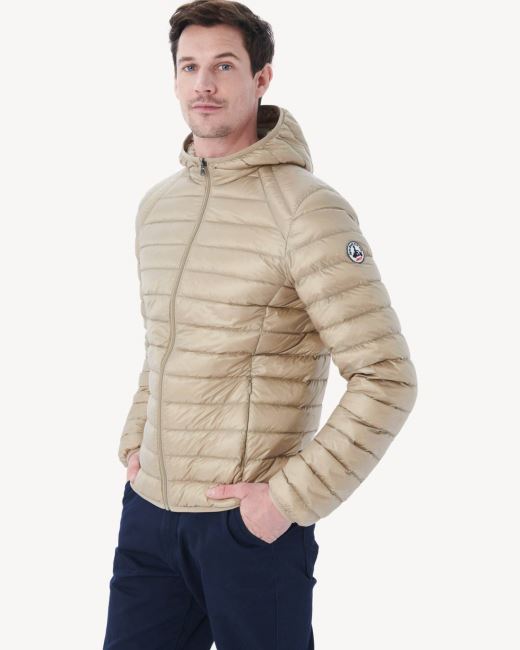 Beige Lightweight Down Jacket Nico Jott