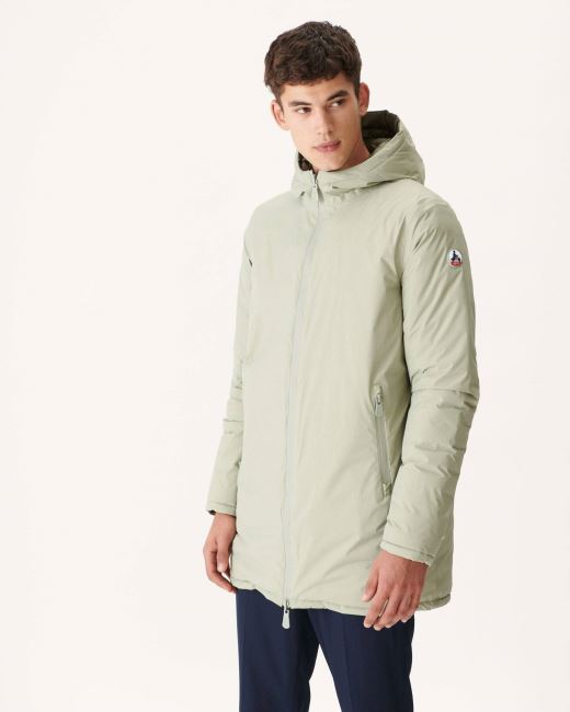 Sage Green/Army Reversible Light Puffer Jacket Amsterdam Jott