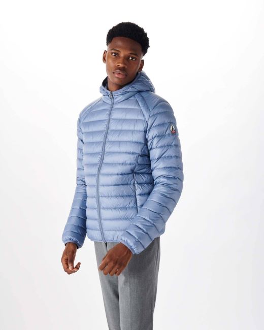 Jott Washed Blue Lightweight Down Jacket Nico